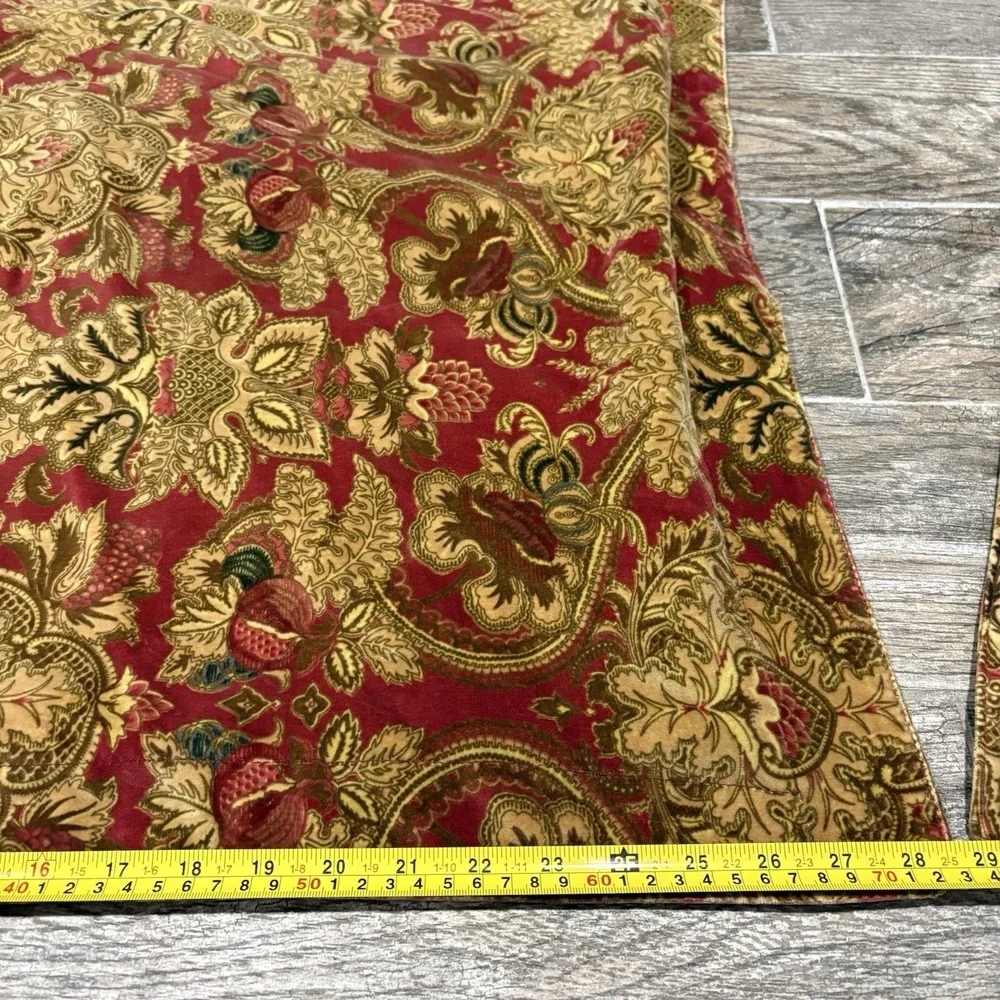 Ralph Lauren Velvet Set Of 2 Euro Sham Jardiniere 30